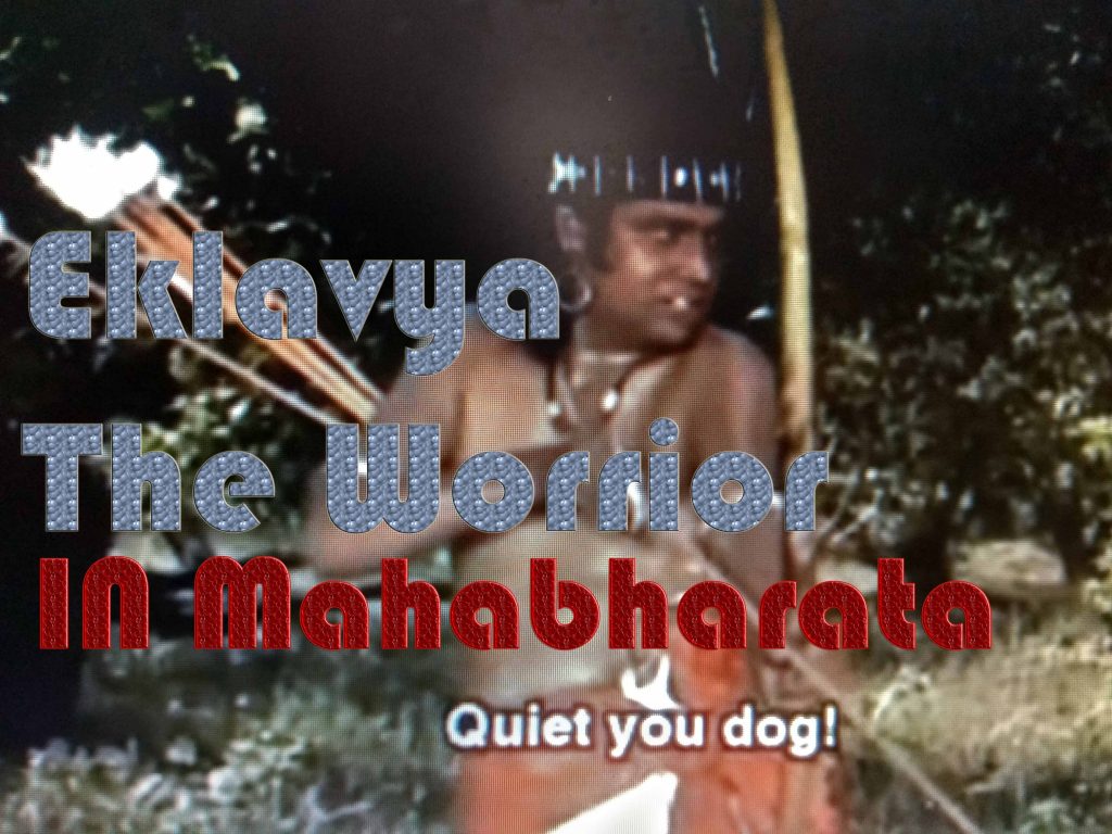 Eklavya, a tale of warrior in Hindu Epic Mahabharata.jpg